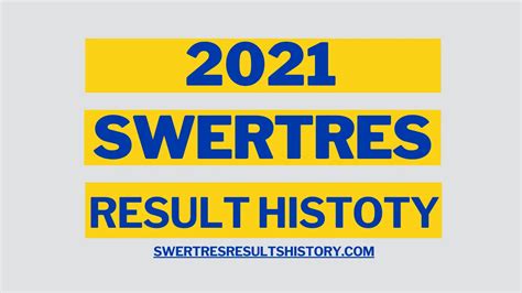 swertres results history 2022|Swertres Result History Summary 2021.